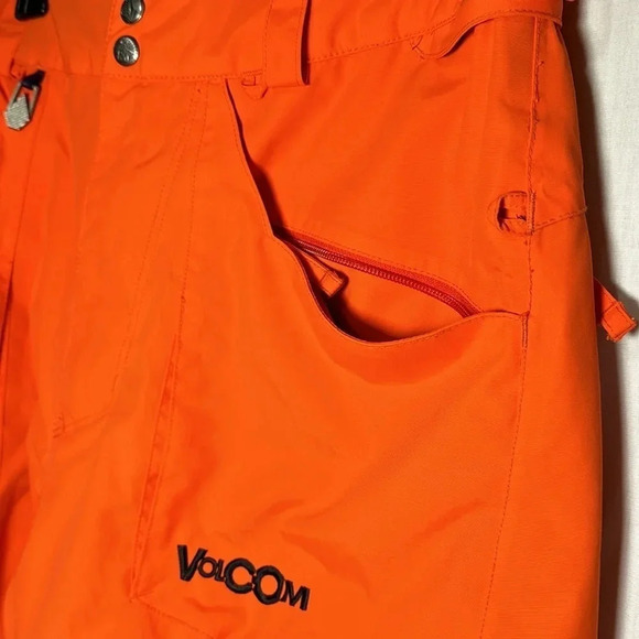 mens orange Volcom Nimbus all conditions climate protection pants size medium - Picture 4 of 16
